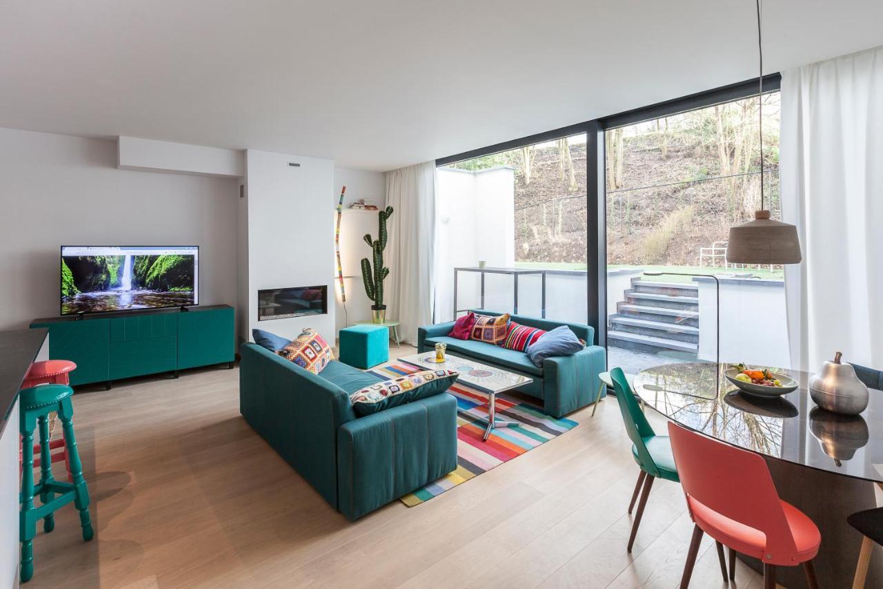 Stylish Smarthome Apartments - Uccle Brussel Bagian luar foto