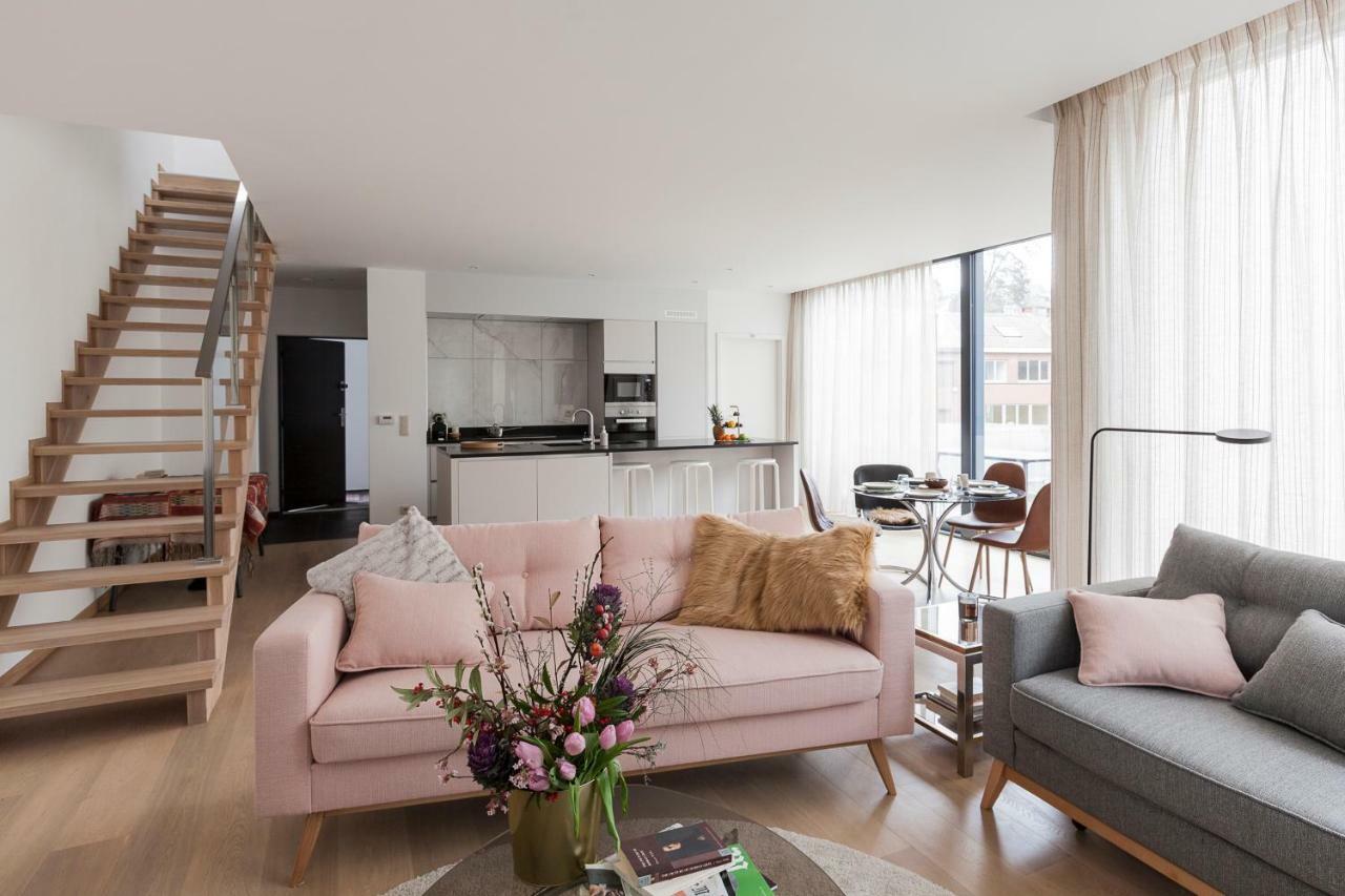 Stylish Smarthome Apartments - Uccle Brussel Bagian luar foto